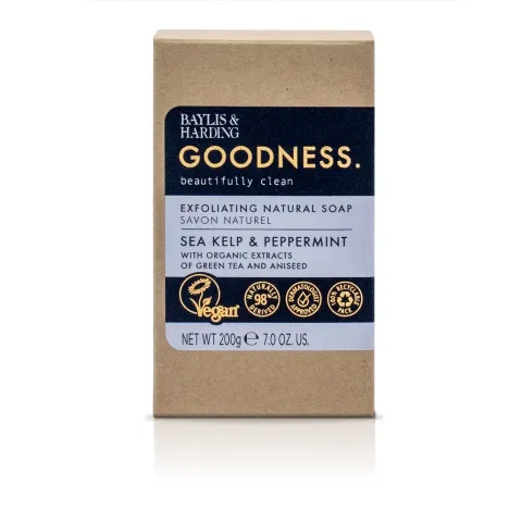Baylis & Harding Soap goodness sea kelp & peppe rmint (200 gr)