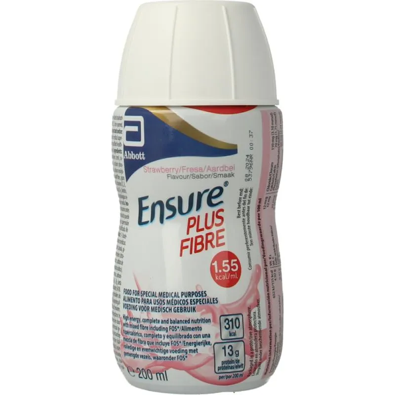 Ensure Plus fibre aardbei (200 ml)
