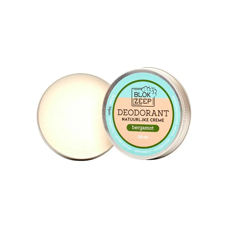 Blokzeep Deodorant creme bergamot (50 ml)