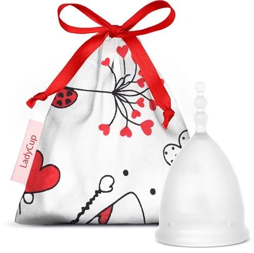 LadyCup Menstruatiecup revolution pure love maat L (1 stuk)