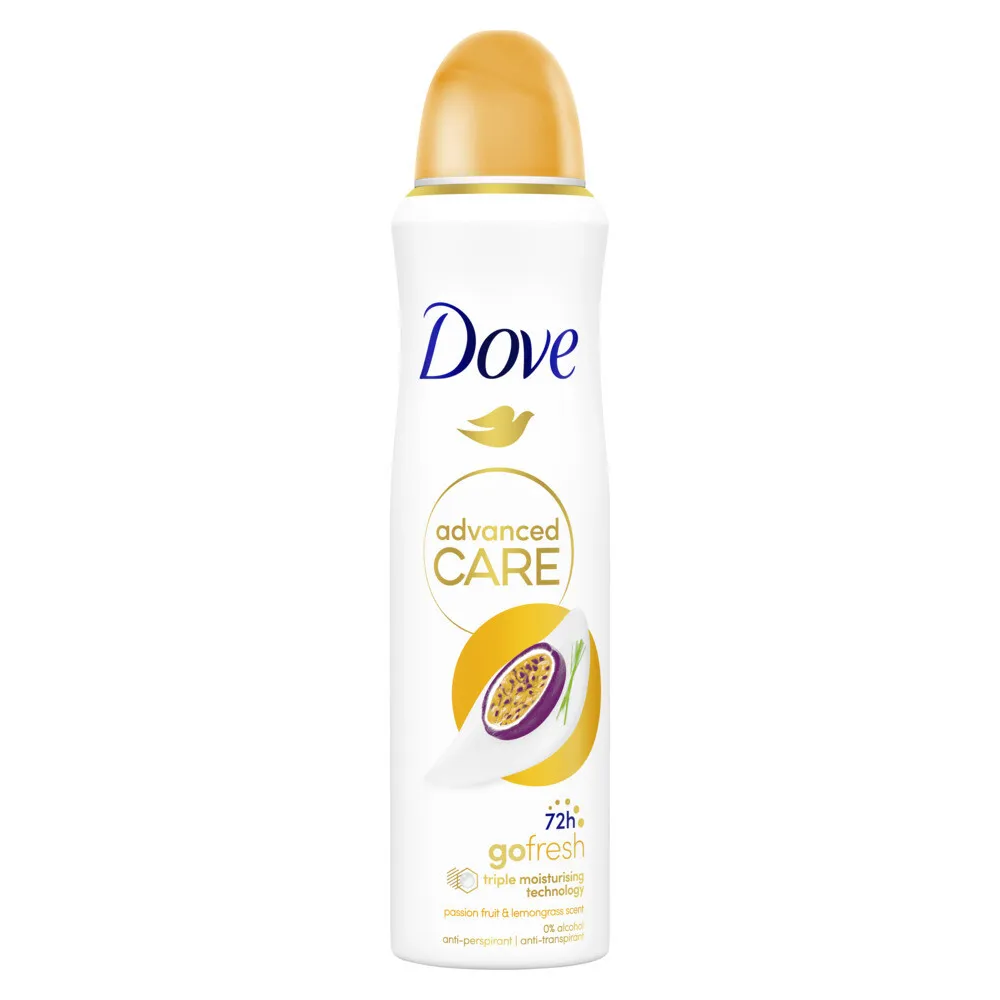Dove Deodorant spray go fresh passie & citroengras (150 ml)