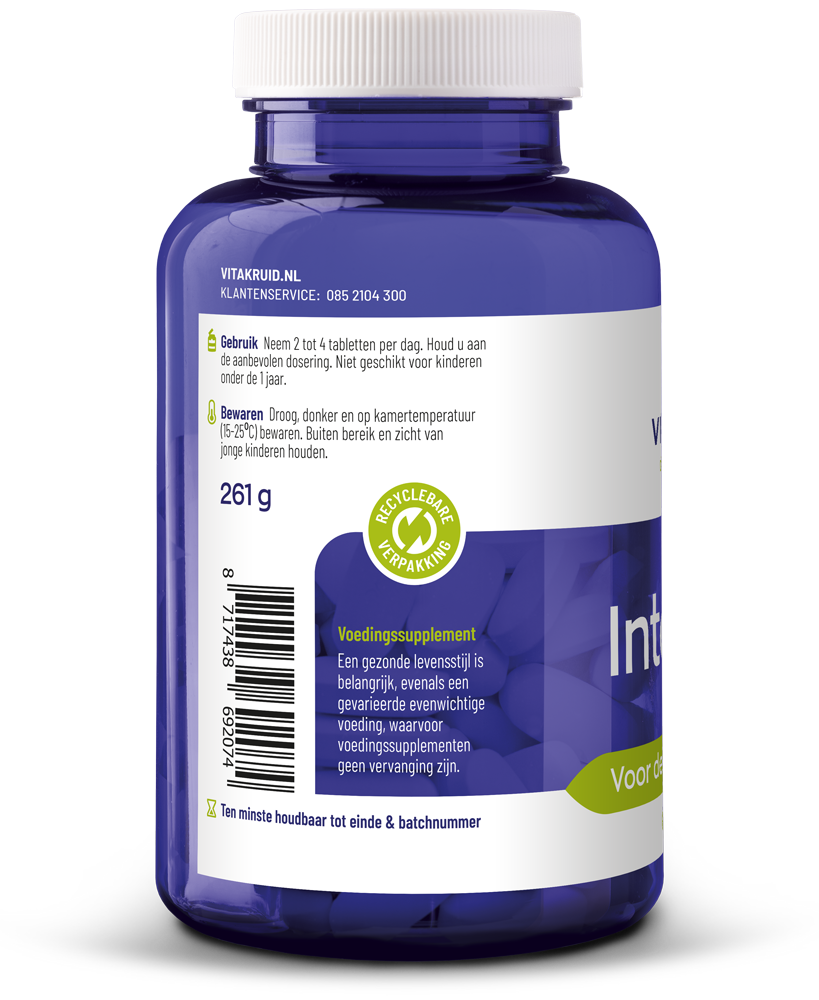 Vitakruid Intestina Darmformule Oa L-Glutamine Probiotica (120 tabletten)