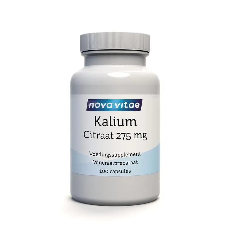 Nova Vitae Kalium citraat 275mg (100 capsules)