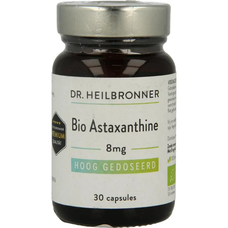 Dr Heilbronner Astaxanthine 8mg hoge dosis ve gan bio (30 capsules)