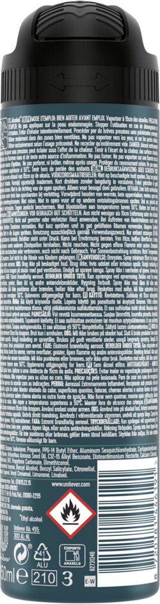 Rexona Deodorant spray 72h sensitive (150 ml)