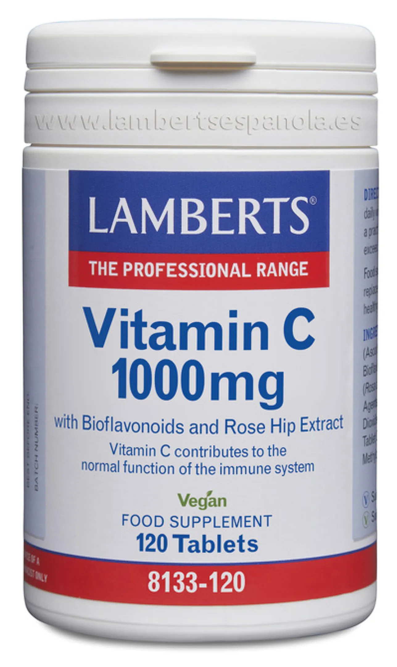 Lamberts Vitamine C 1000mg & bioflavonoiden (120 tabletten)