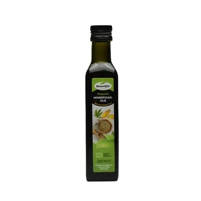 Bountiful Hennepzaadolie Omega 3-6-9 Bio (250 ml)