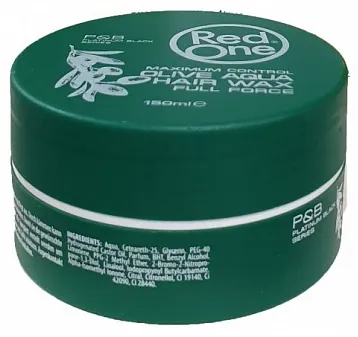 Red One Haarwax aqua olijf (150 ml)