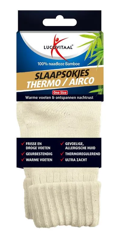 Lucovitaal Bamboe Slaapsokjes (1 paar)