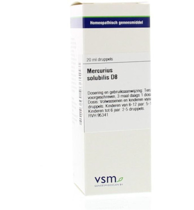 VSM Mercurius Solubilis D8 (20 ml)