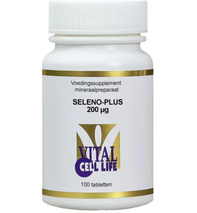 Vital Cell Life Seleno plus seleniummethionine 200 mcg (100 tabletten)