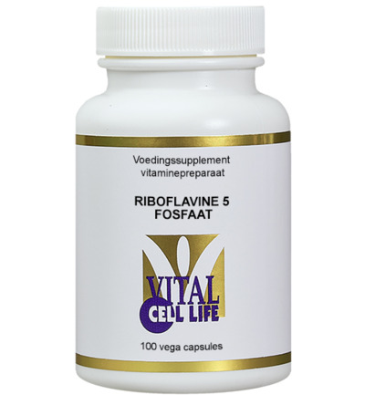Vital Cell Life Riboflavine 5 fosfaat/vitamine B2 22 mg (100 capsules)