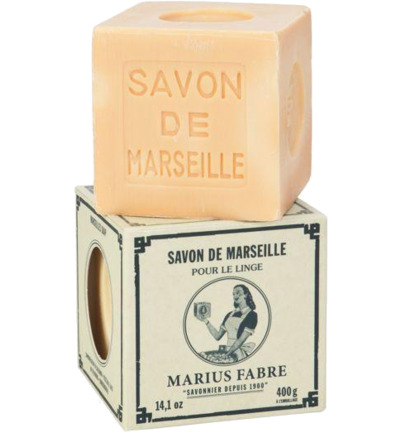 Marius Fabre Savon Marseille zeep in doos blanc (400 gr)