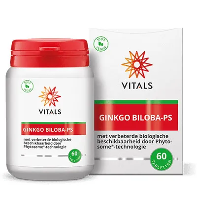 Vitals Ginkgo biloba PS 480 mg (60 tabletten)
