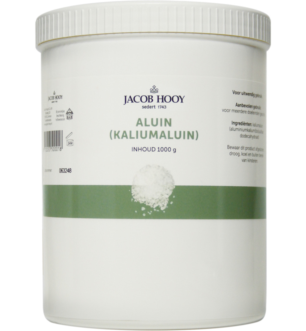 Jacob Hooy Aluin meelkristal pot (1000 gr)