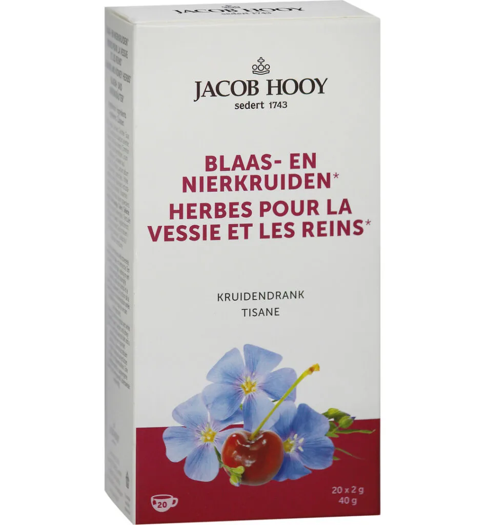 Jacob Hooy Blaas en nierkruiden kruidendrank (20 stuks)