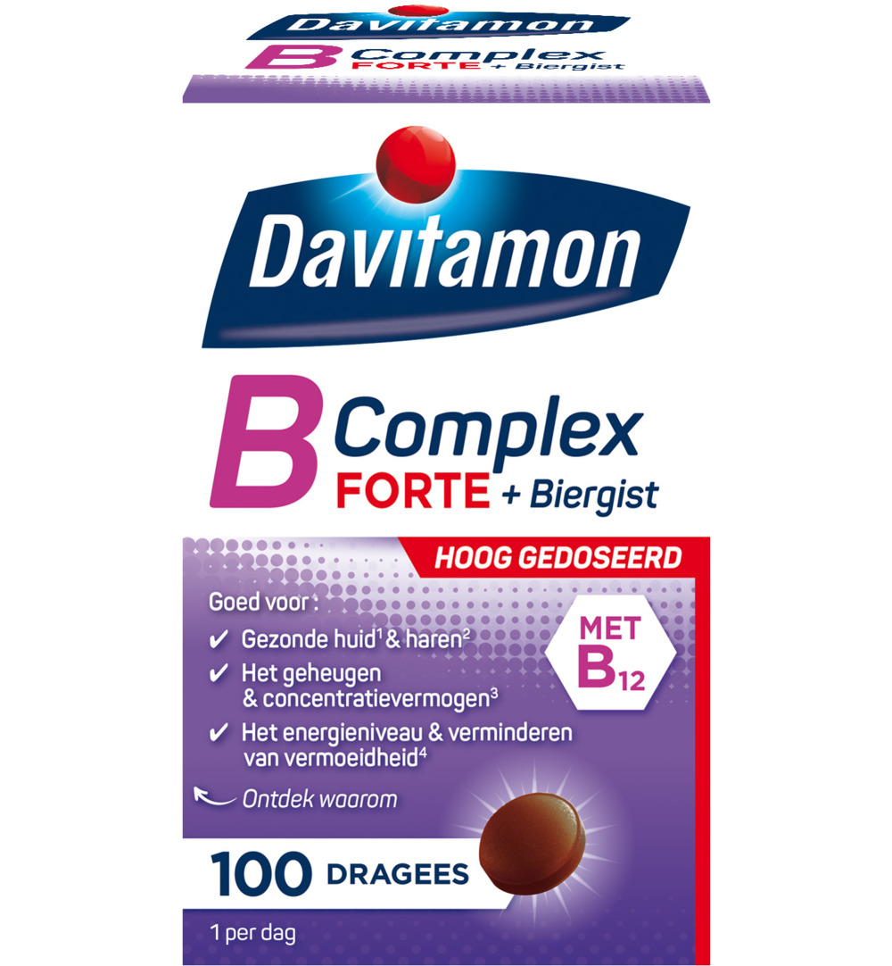 Davitamon Vitamine B Complex Forte (100 Dragees)