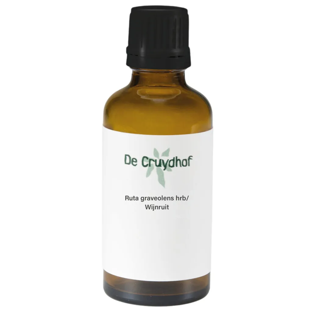 De Cruydhof Rutagraveolens herb / wijnruit tinctuur (50 ml)