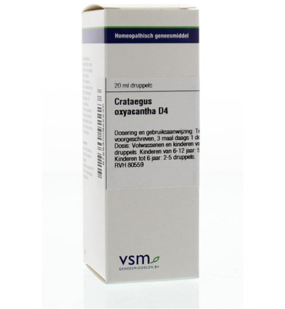 VSM Crataegus oxyacantha D4 (20 ml)