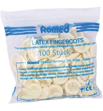 Romed Vingercondooms latex medium (100 stuks)