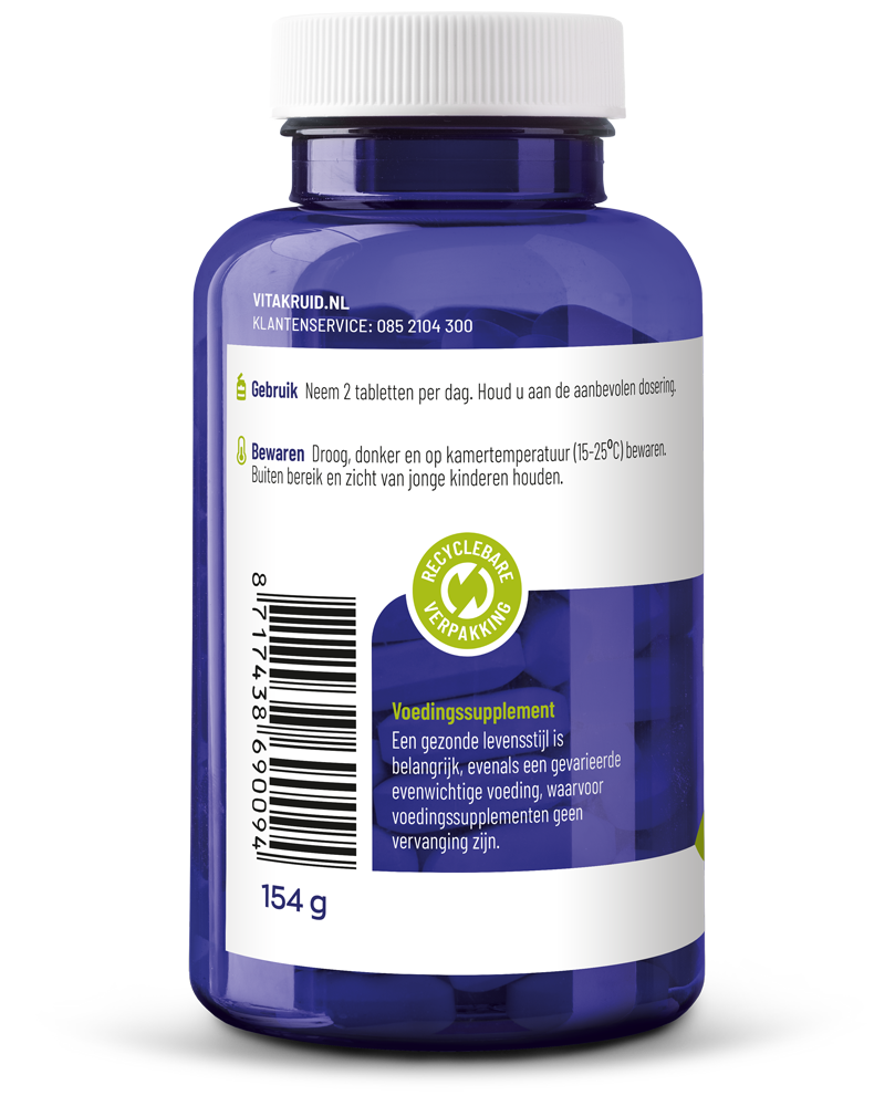 Vitakruid Glucosamine Sulfaat 2 Kci 1200Mg (120 tabletten)
