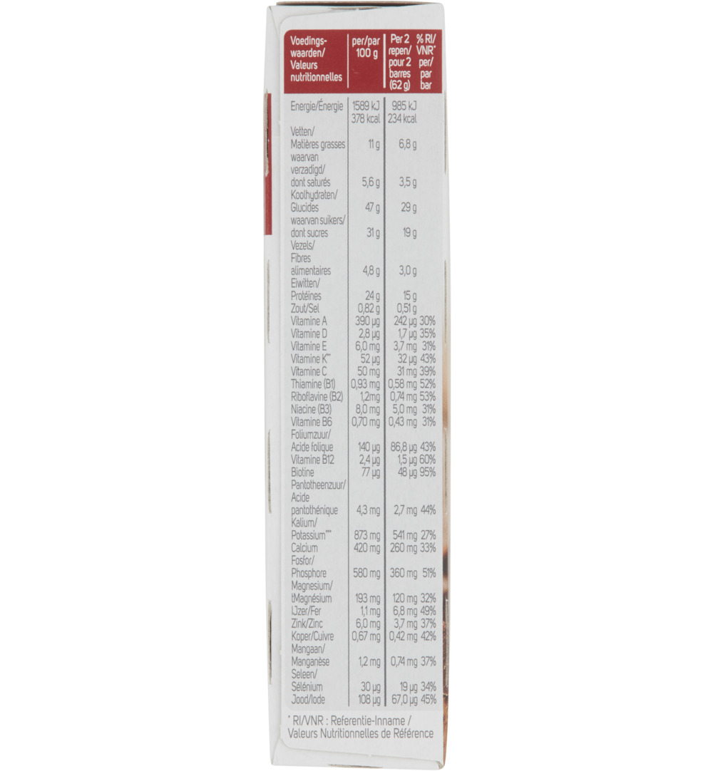 Modifast Snack & Meal Lunchreep Melkchocolade (6 X 31 gr)