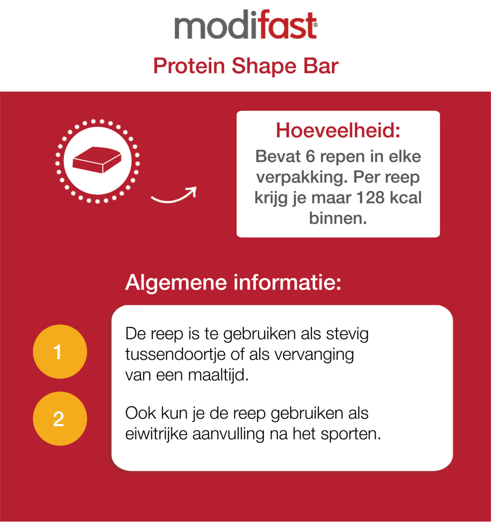 Modifast Control Reep Pure Chocolade/Sinaasappel (6 X 31 gr)
