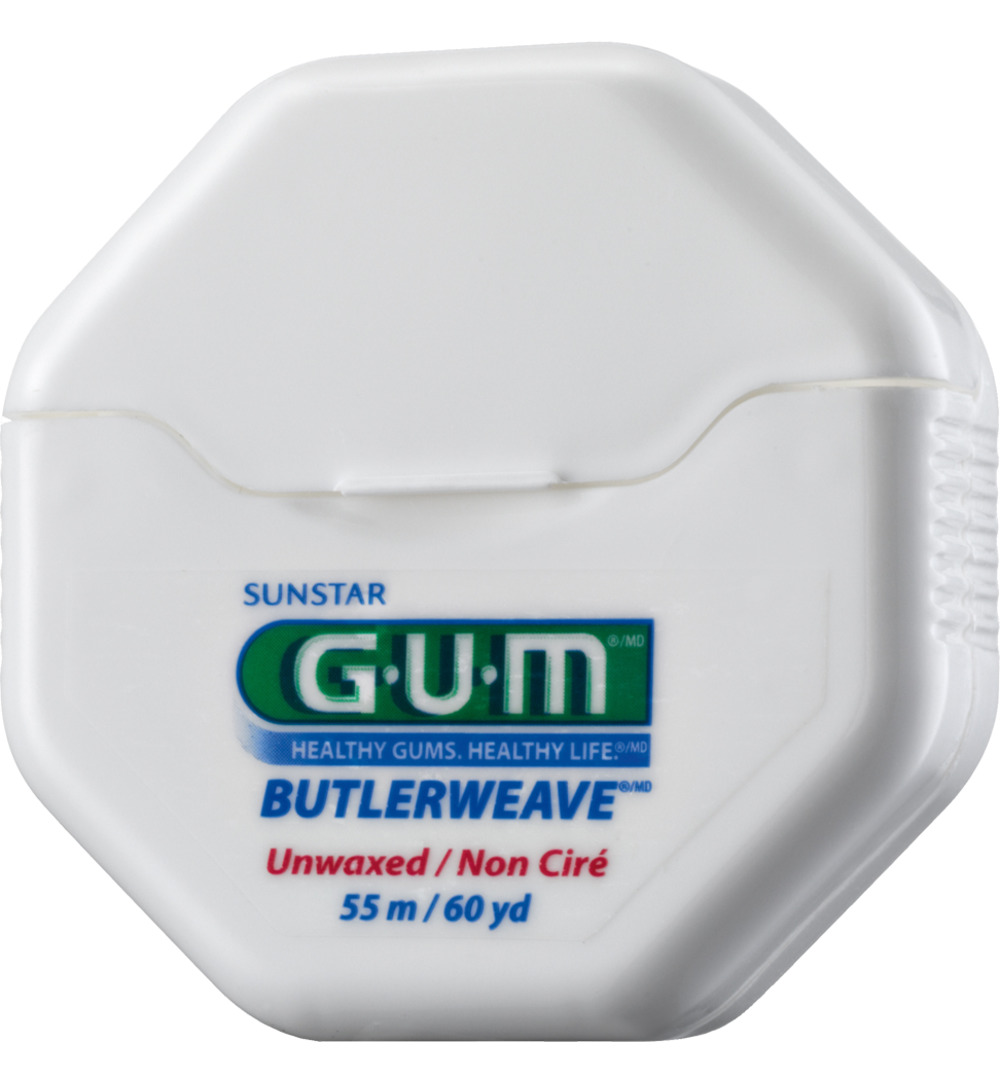 Gum Butlerweave waxed mint 55 meter (1 stuk)