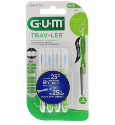 Gum Trav-ler rager 1.1mm (4 stuks)