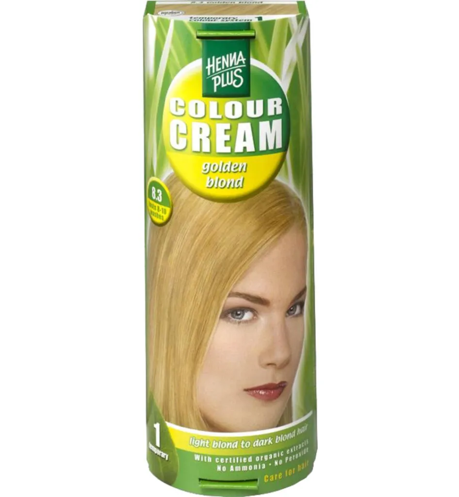 Hennaplus Colour Cream 8.3 Gold Blond (60 ml)