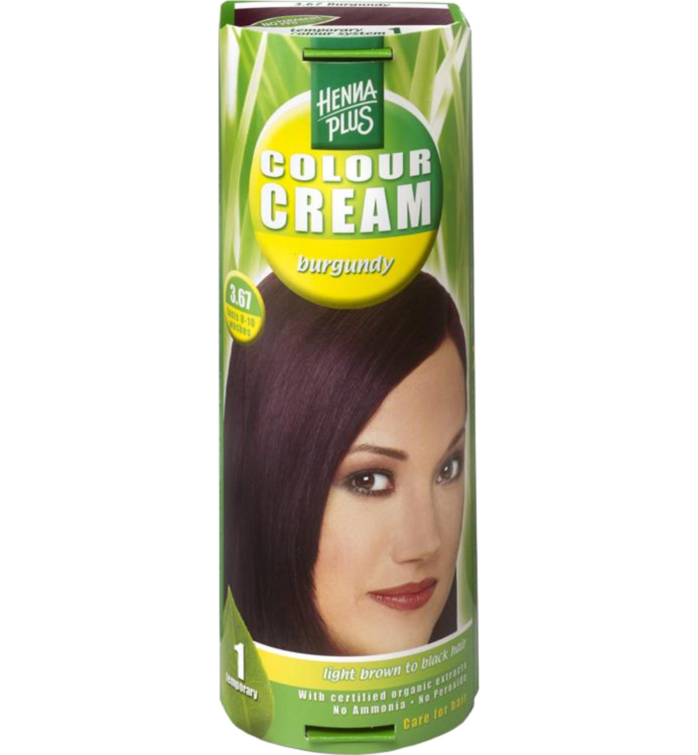 Hennaplus Colour Cream 3.67 Burgundy (60 ml)