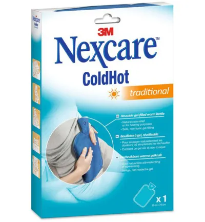 Nexcare Cold hot kruik traditioneel fluweel gevuld met gel (1 stuk)