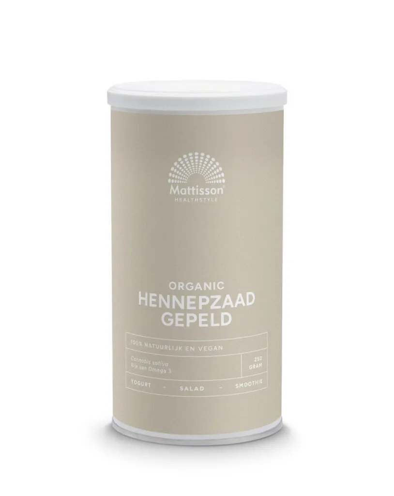 Mattisson Hennepzaad Gepeld Bio (250 gr)