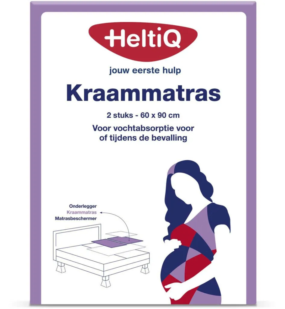 HeltiQ Kraammatras 60 x 90 cm zak (2 stuks)