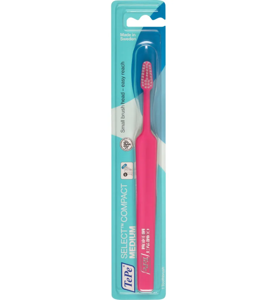 TePe Tandenborstel select compact medium (1 stuk)