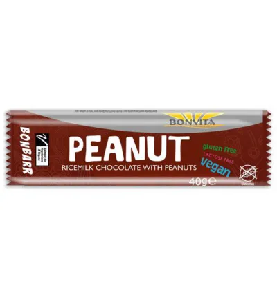 Bonvita Bonbarr choco peanut bar bio (40 gr)