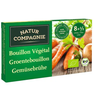 Natur Compagniegroentebouillonblokjes Met Zout Bio (84 gr)