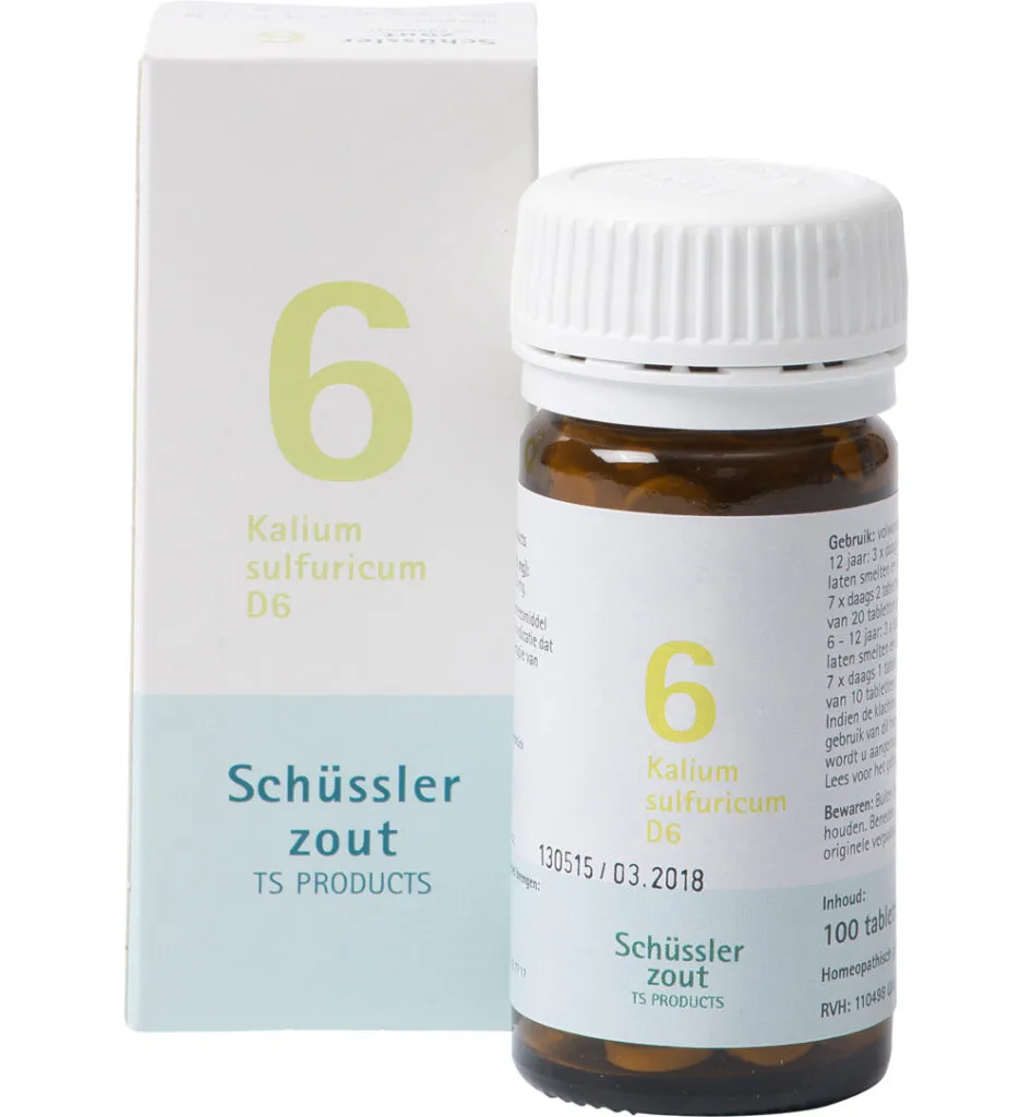 Pfluger Kalium sulfuricum 6 D6 Schussler (100 tabletten)