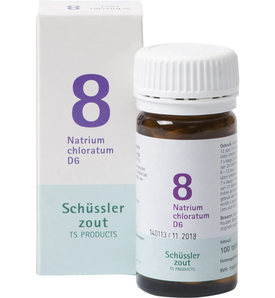 Pfluger Natrium chloratum 8 D6 Schussler (100 tabletten)