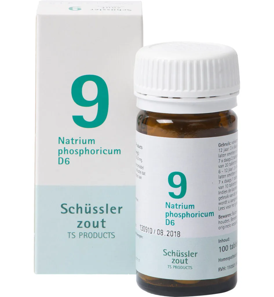 Pfluger Natrium phosphoricum 9 D6 Schussler (100 tabletten)
