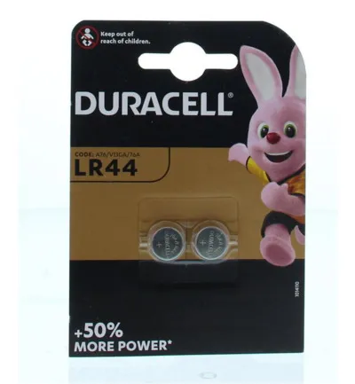 Duracell Eletronis LR44 (2 stuks)