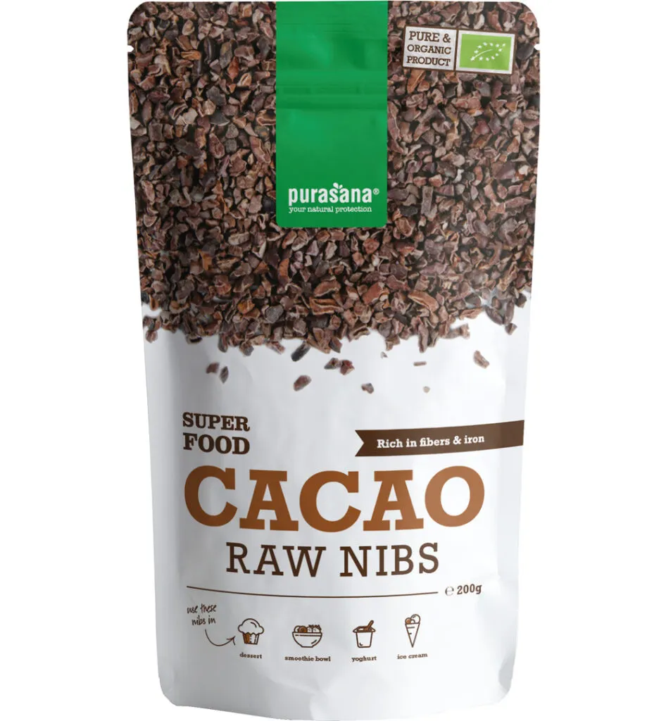 Purasana Cacao Kernen - Vegan Bio (200 gr)
