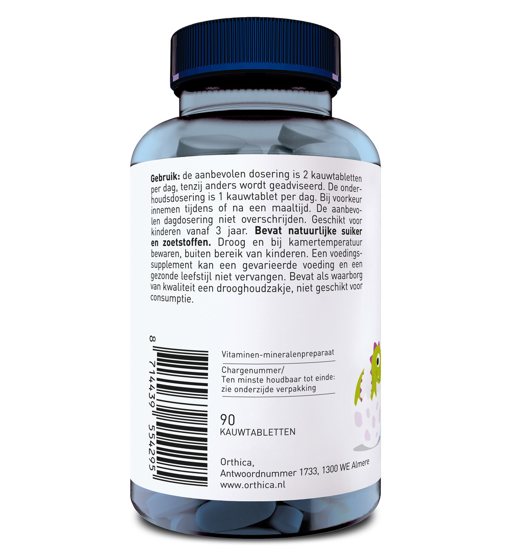 Orthica Dino minerals (90 kauwtabletten) - image 2