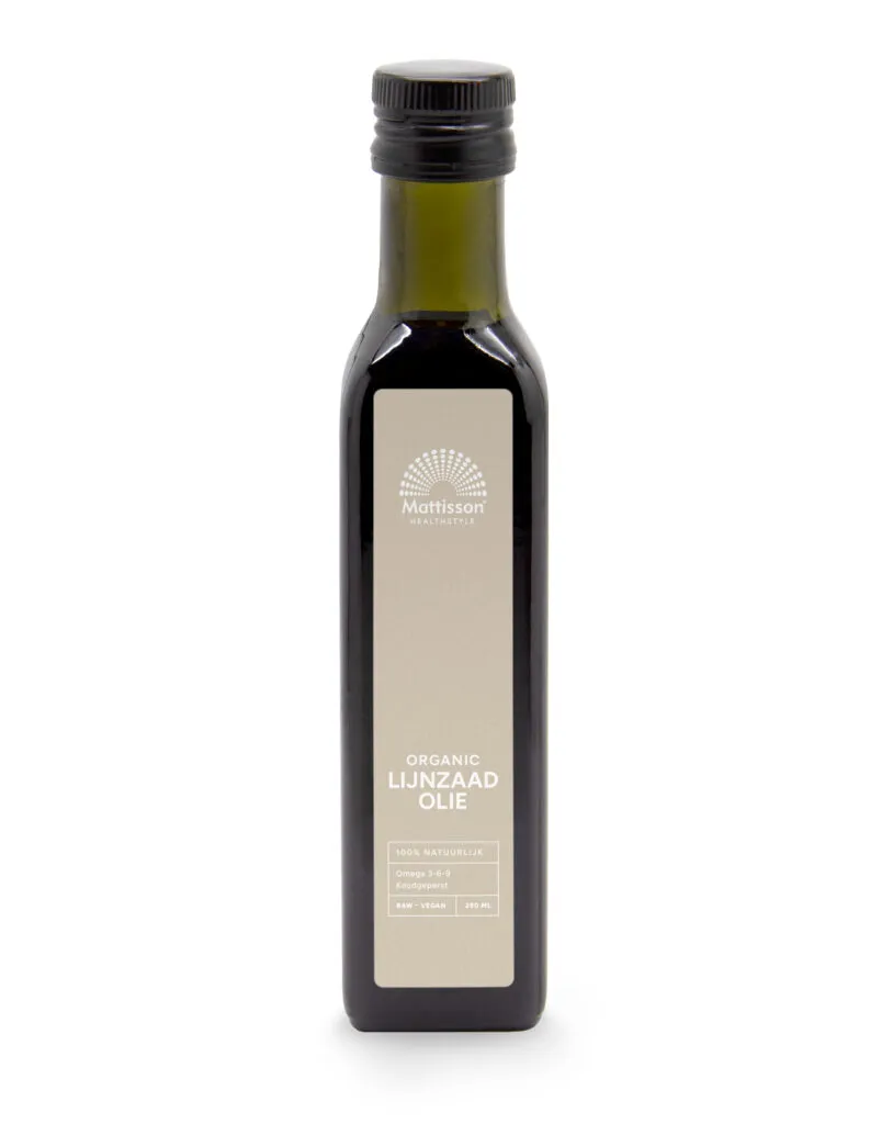 Mattisson Lijnzaadolie Koudgeperst Bio (250 ml)