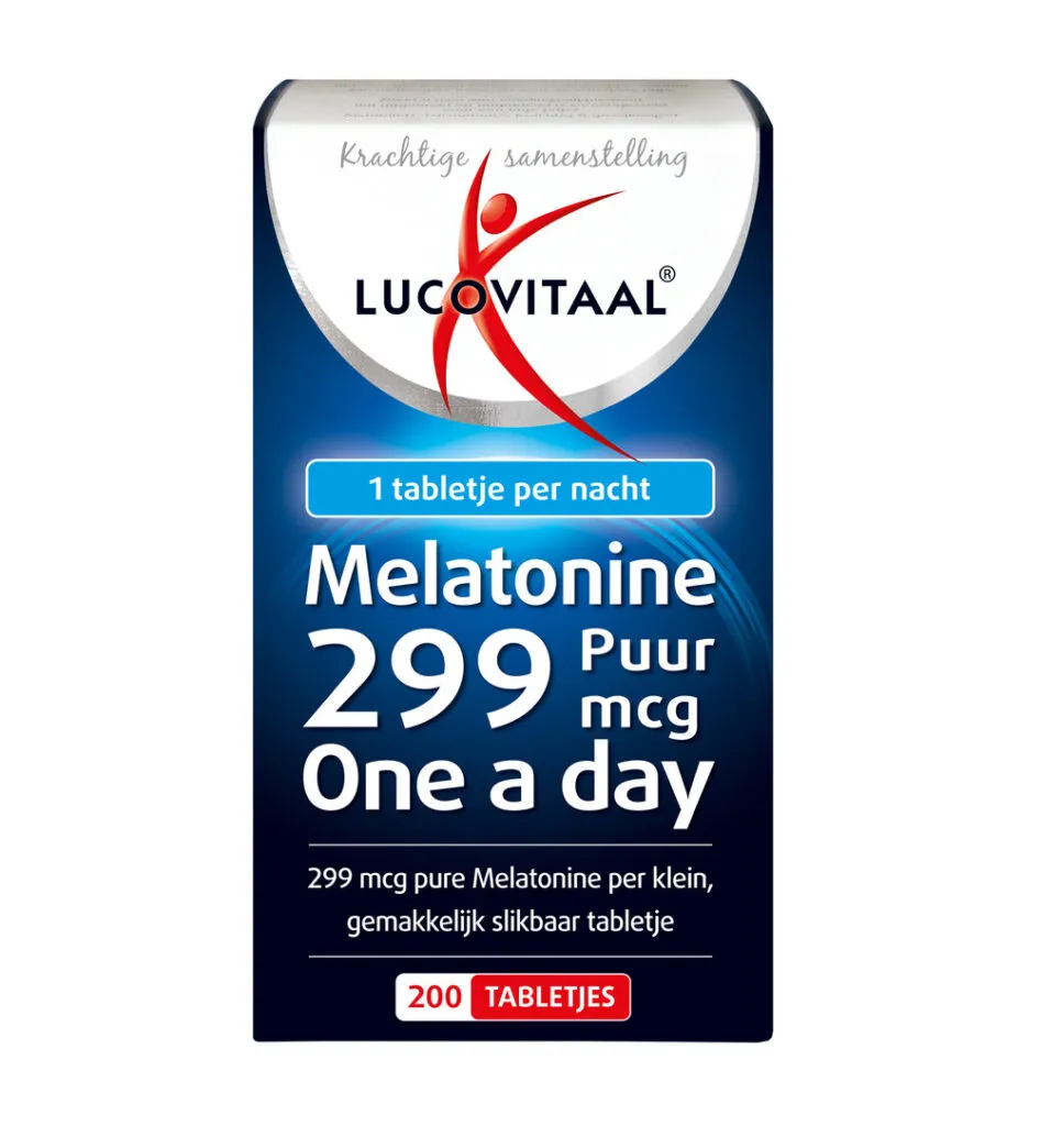 Lucovitaal Melatonine Puur 299mcg (200 tabletten)