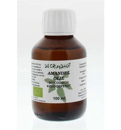 De Cruydhof Amandelolie koudgeperst bio (100 ml)