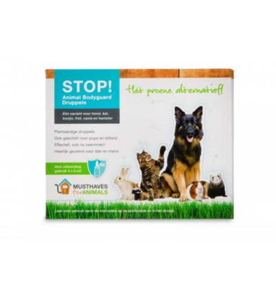 Stop! Animal Bodyguard Stop animal bodyguard aromatherapie  (4 x 8 ml)