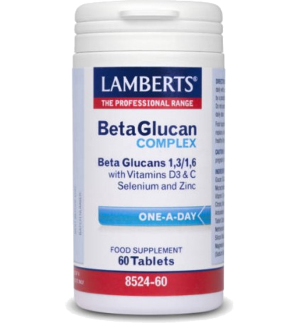 Lamberts Beta glucaan complex (60 tabletten)