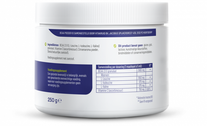 Vitakruid Bcaa Poeder (250 gr) - image 2