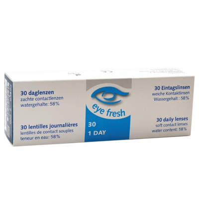 Eye Fresh Daglenzen -8.00 (1 x 30 stuks)